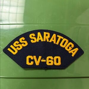 USS Saratoga CV-60 embroidered naval Patch